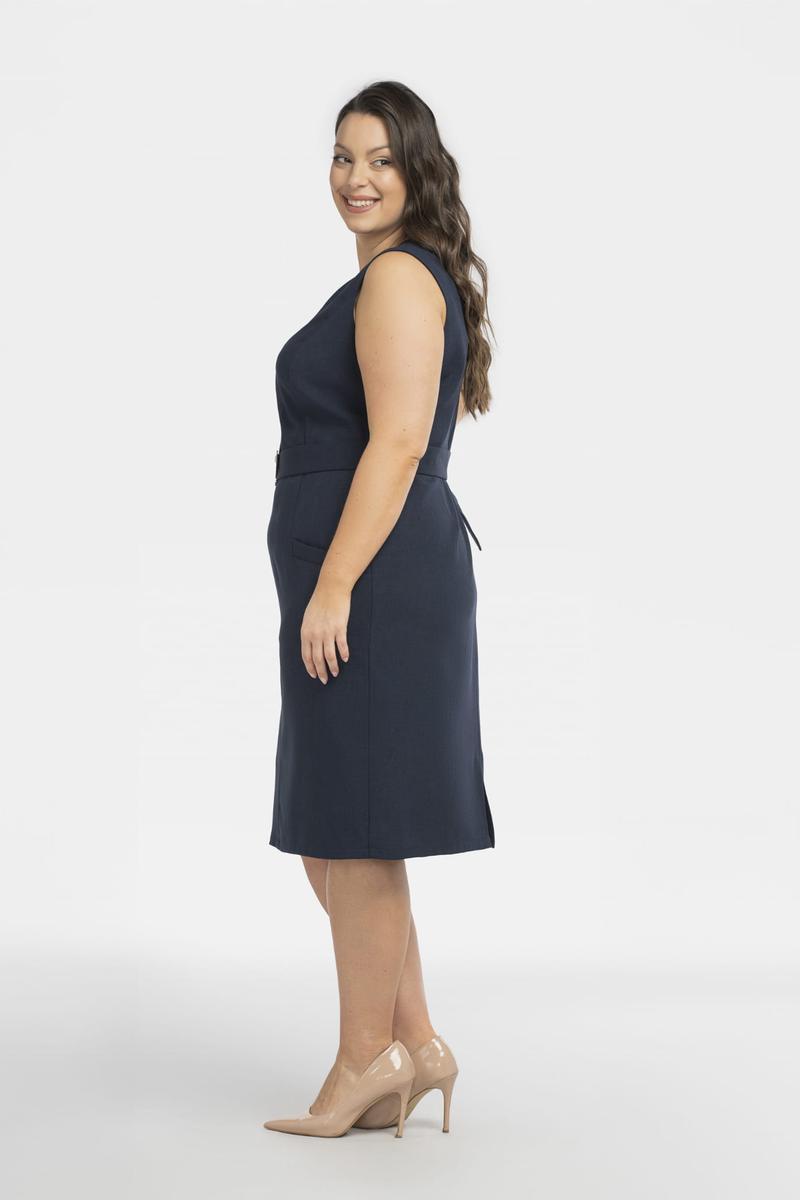 Vestido talla grande modelo 198155 Karko