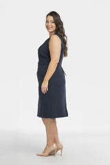 Vestido talla grande modelo 198155 Karko