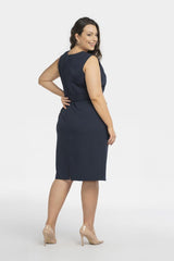 Vestido talla grande modelo 198155 Karko