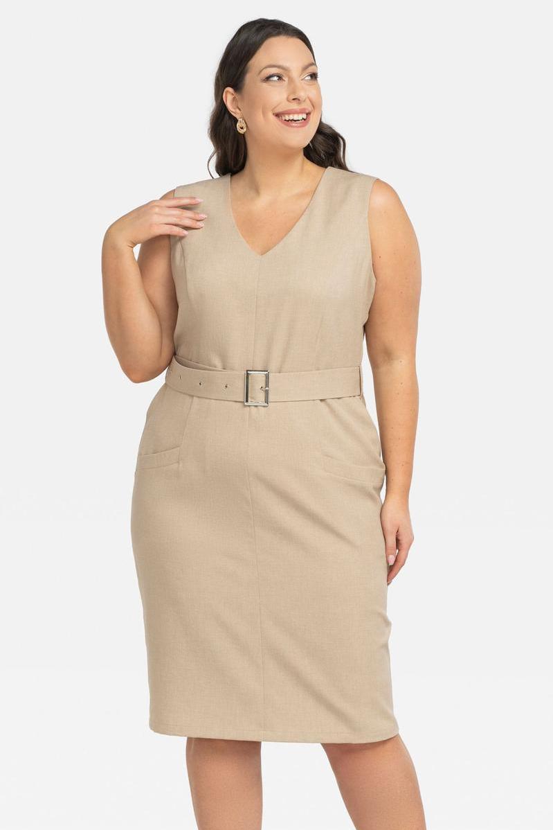 Vestido talla grande modelo 198157 Karko