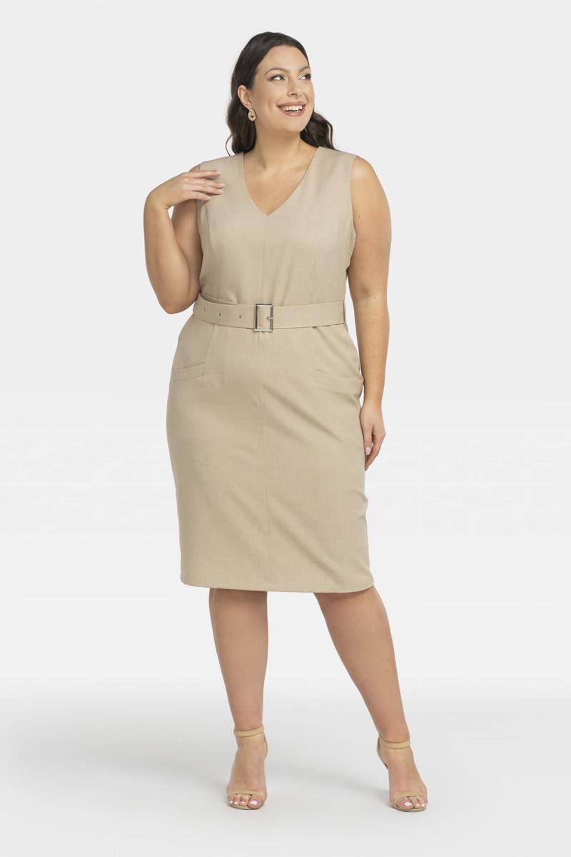 Vestido talla grande modelo 198157 Karko