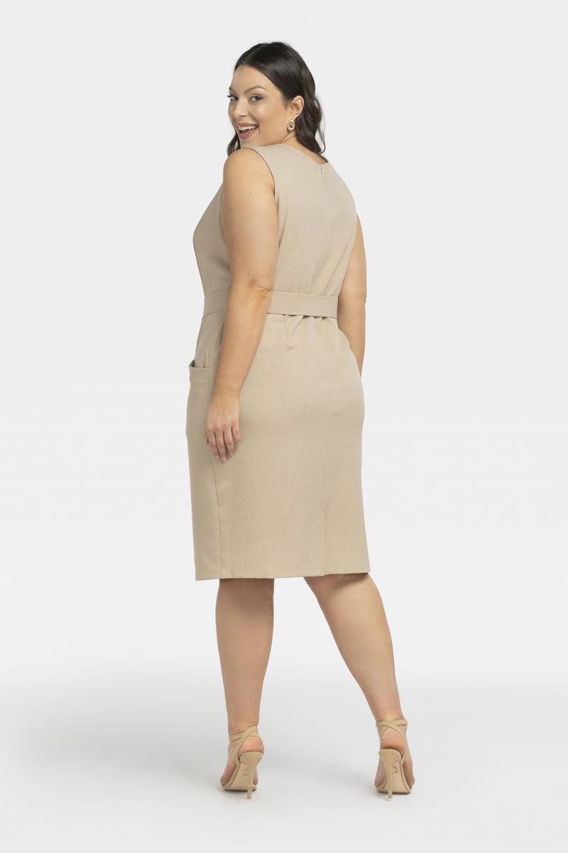 Vestido talla grande modelo 198157 Karko
