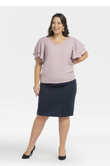 Blusa talla grande modelo 198325 Karko