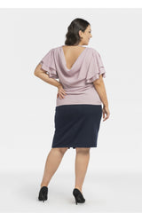Blusa talla grande modelo 198325 Karko