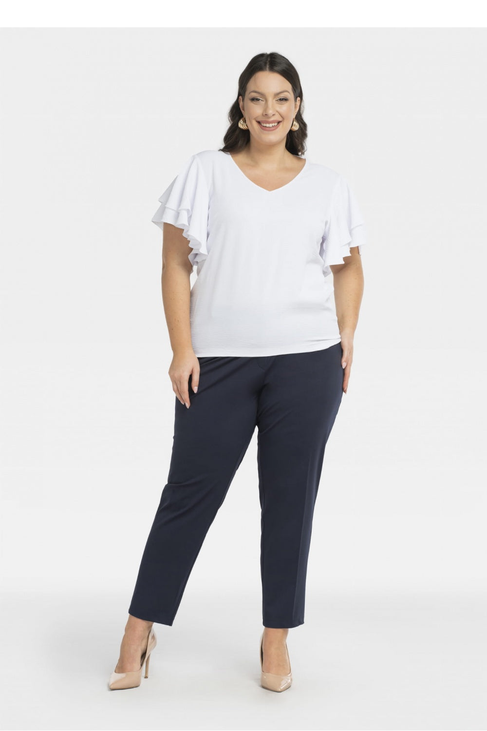 Blusa talla grande modelo 198326 Karko