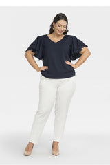 Blusa talla grande modelo 198327 Karko
