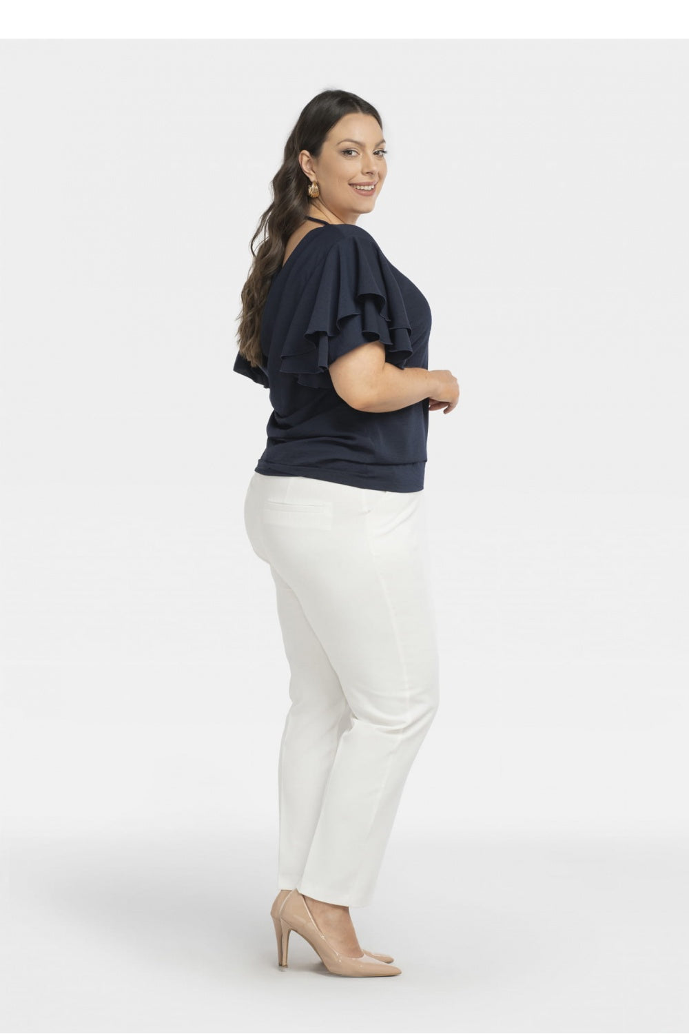 Blusa talla grande modelo 198327 Karko