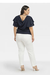Blusa talla grande modelo 198327 Karko