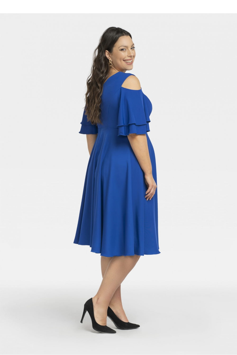 Vestido talla grande modelo 198328 Karko