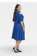 Vestido talla grande modelo 198328 Karko