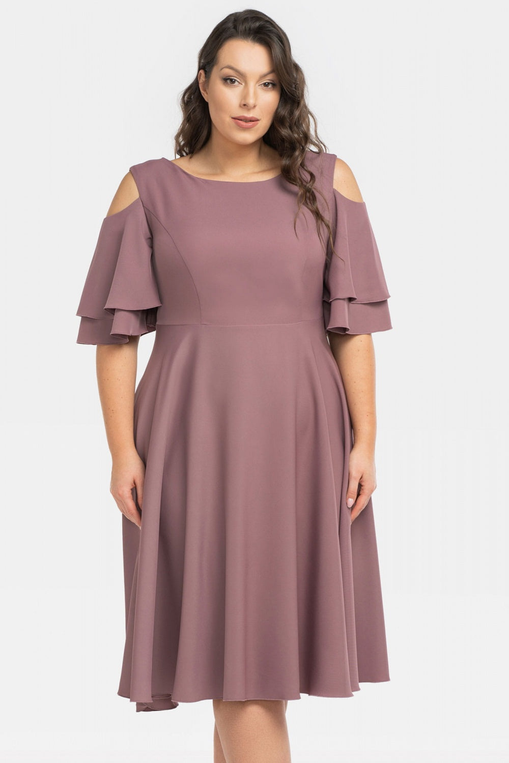 Vestido talla grande modelo 198329 Karko