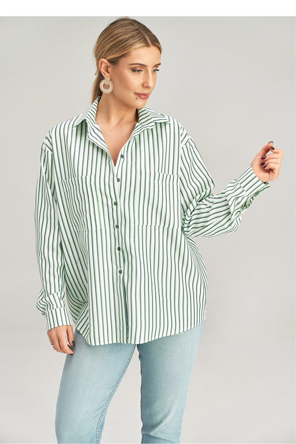 Camisa de manga larga modelo 198490 Figl