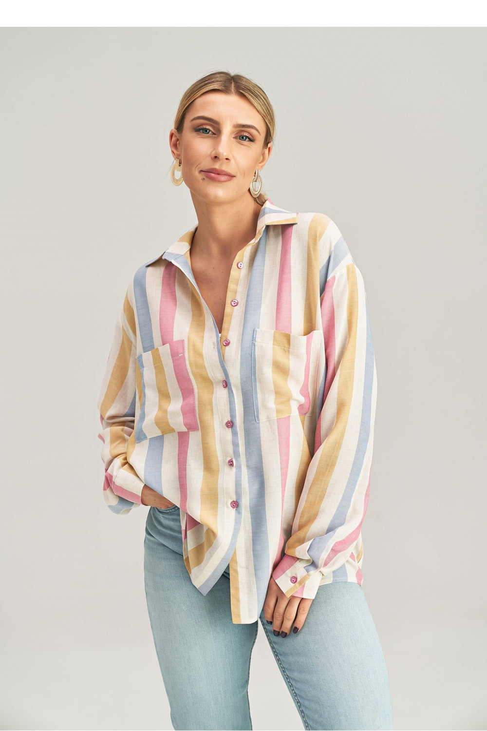 Camisa manga larga modelo 198491 Figl
