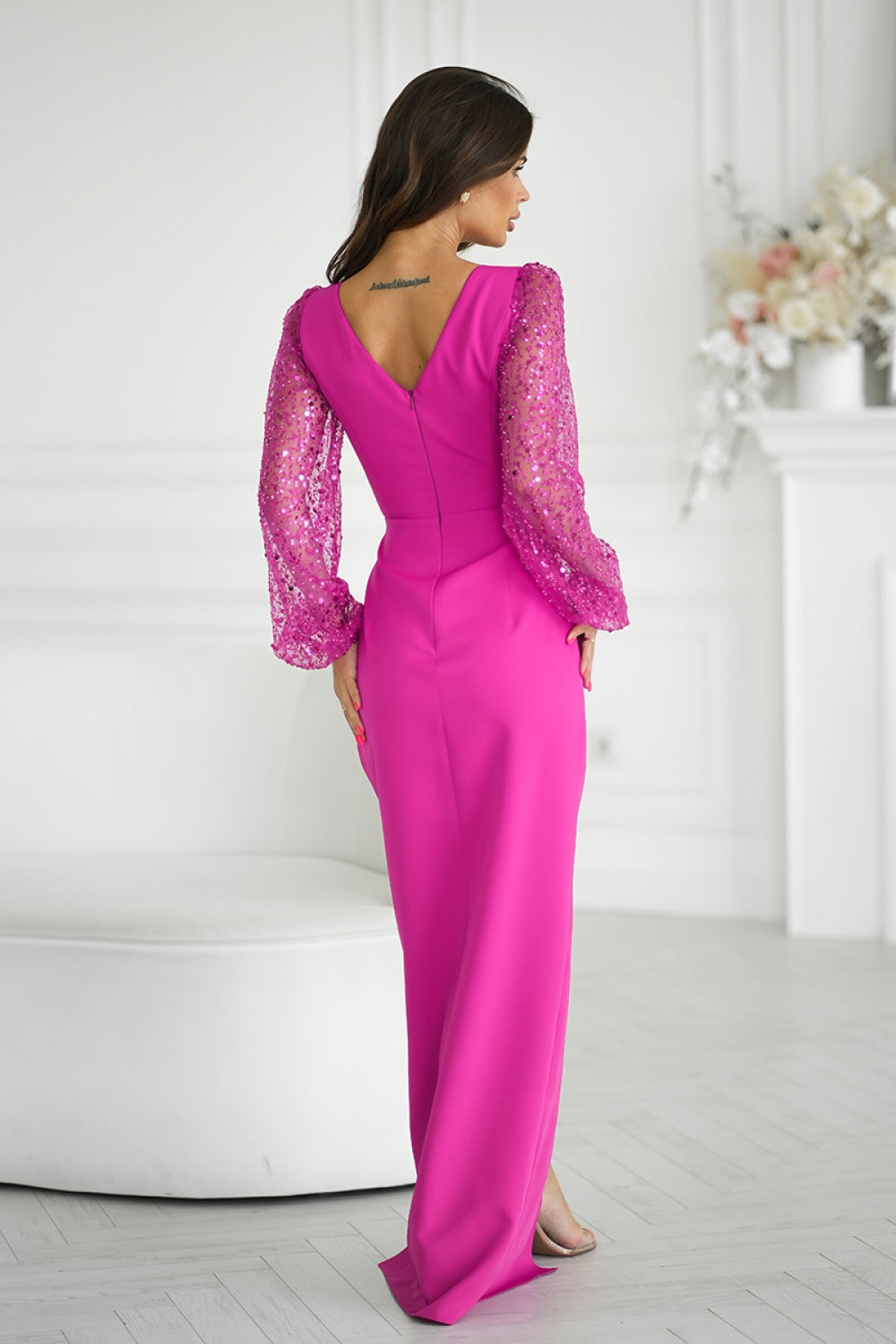 Vestido largo modelo 199012 Bicotono