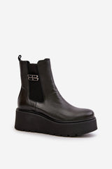 Botas de piel modelo 199274 Camina con estilo