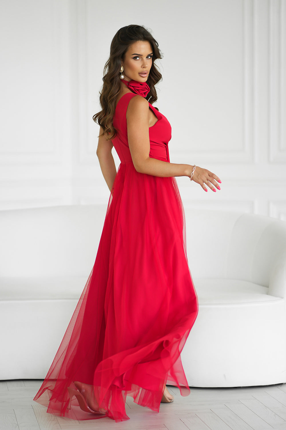 Vestido largo modelo 199324 Bicotono