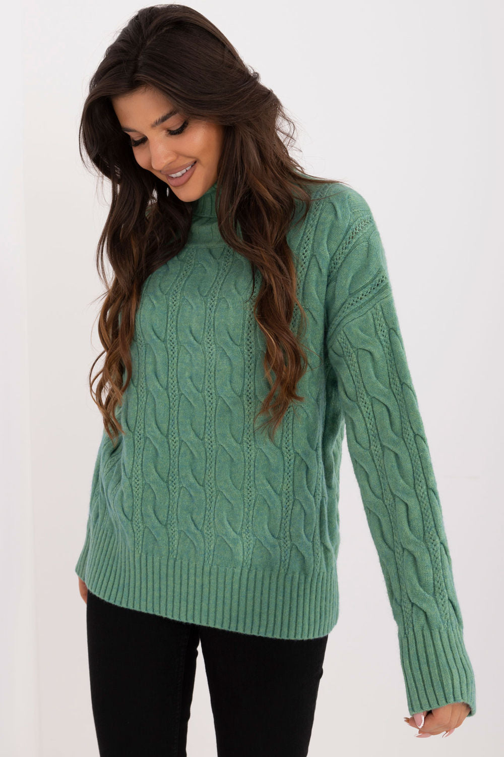 Jersey de cuello alto modelo 199438 AT