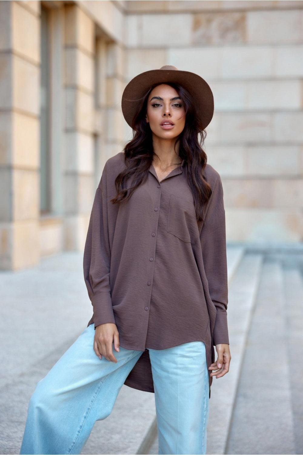 Camisa manga larga modelo 199480 Roco Fashion