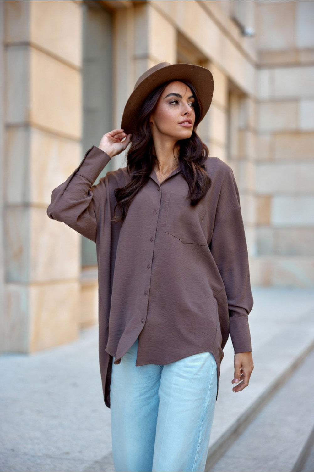 Camisa manga larga modelo 199480 Roco Fashion