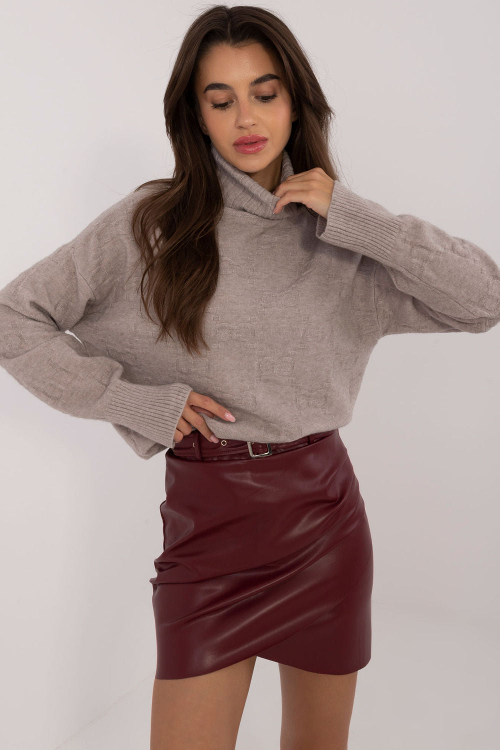 Jersey de cuello alto modelo 199635 AT