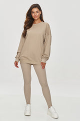 Sudadera modelo 200127 Makadamia