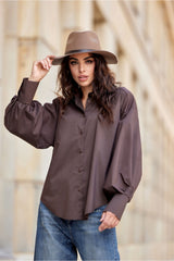 Camisa manga larga modelo 200165 Roco Fashion