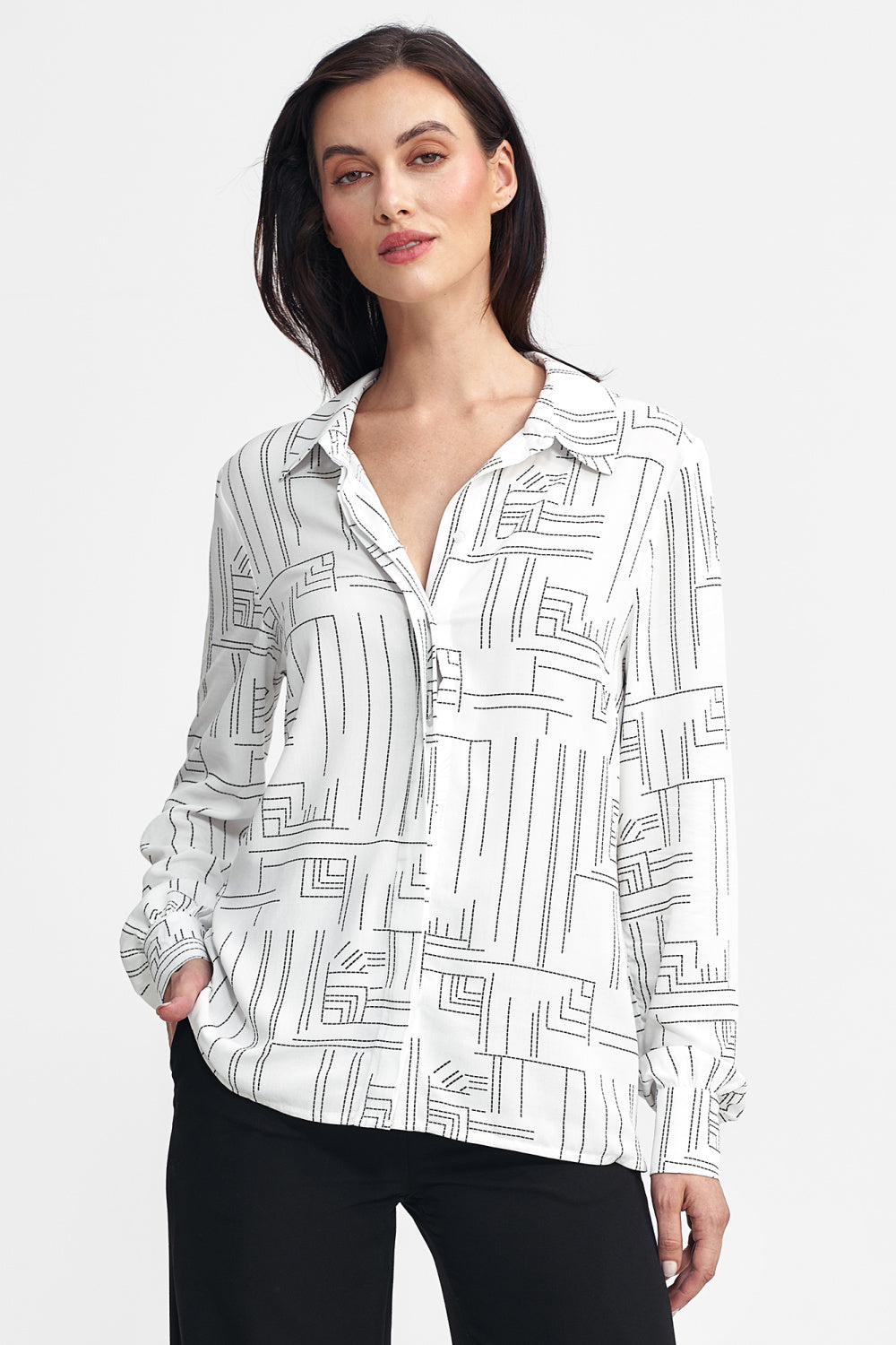 Camisa de manga larga modelo 200386 Nife