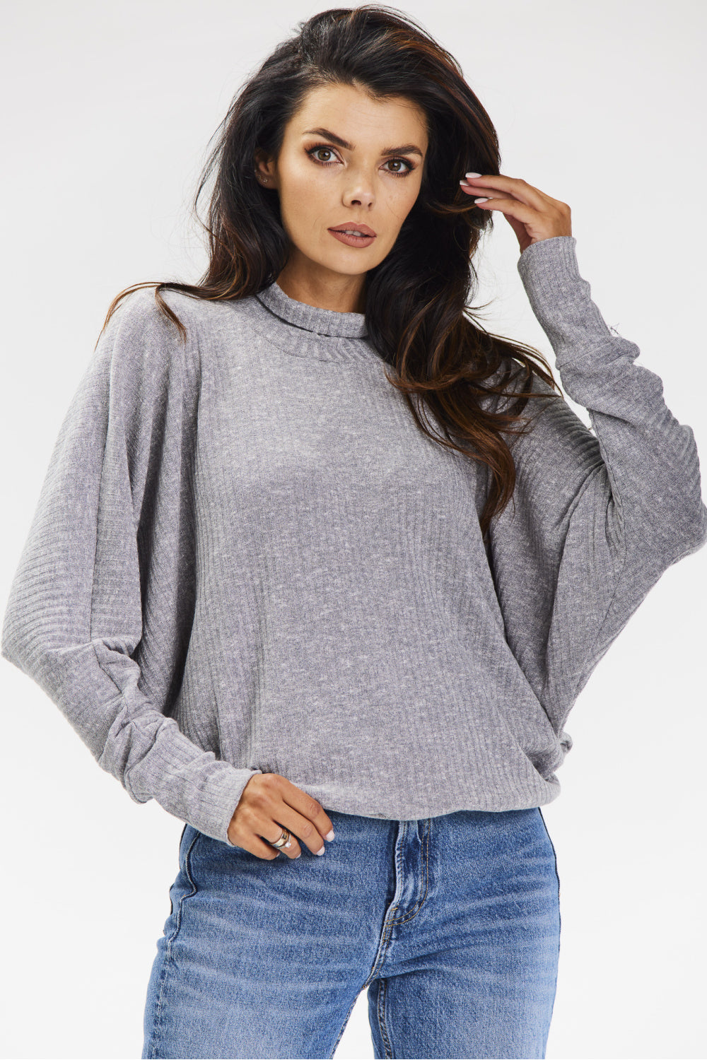 Jersey de cuello alto modelo 200578 awama