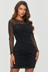 Vestido corto modelo 202953 Makadamia