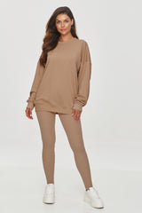 Leggings largos modelo 202958 Makadamia