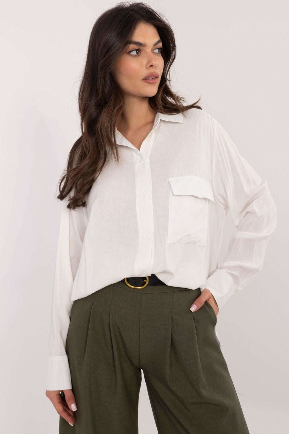 Camisa manga larga modelo 203019 Lakerta