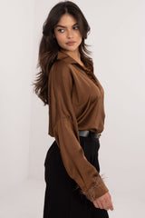 Camisa de manga larga modelo 203104 Italy Moda