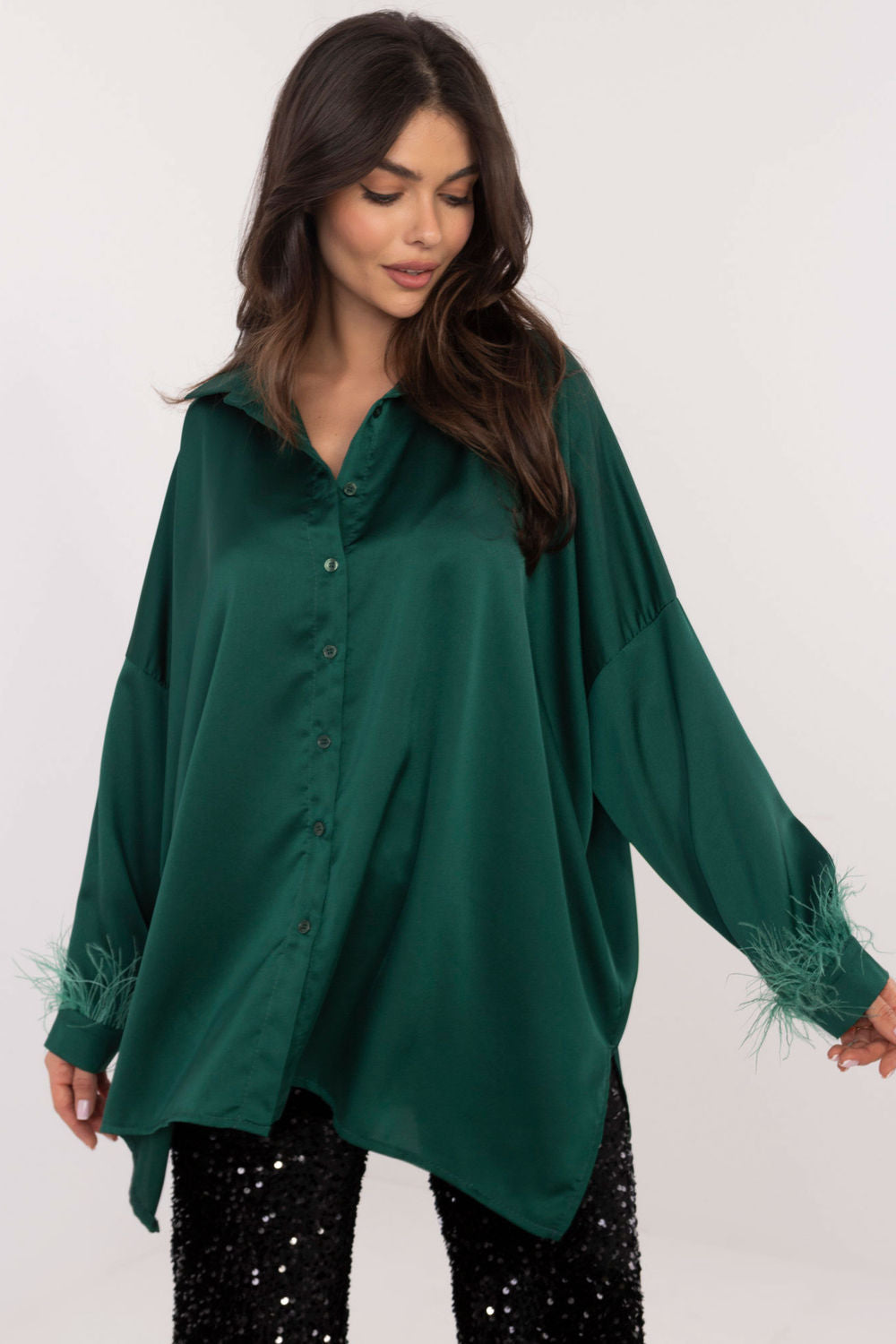 Camisa manga larga modelo 203105 Italy Moda