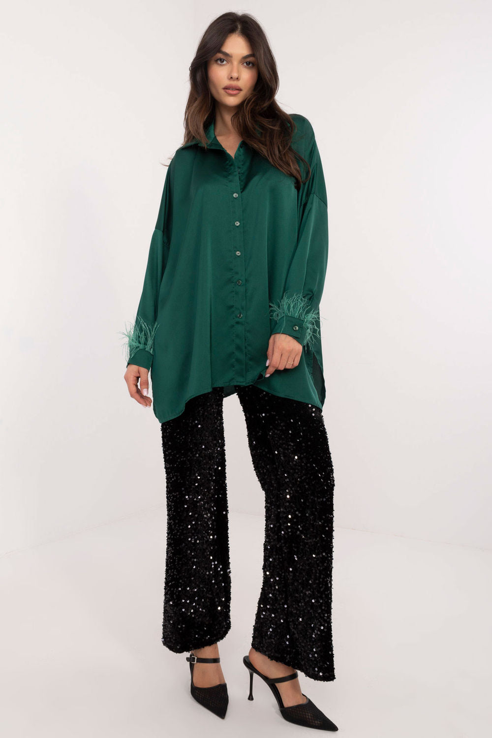 Camisa manga larga modelo 203105 Italy Moda