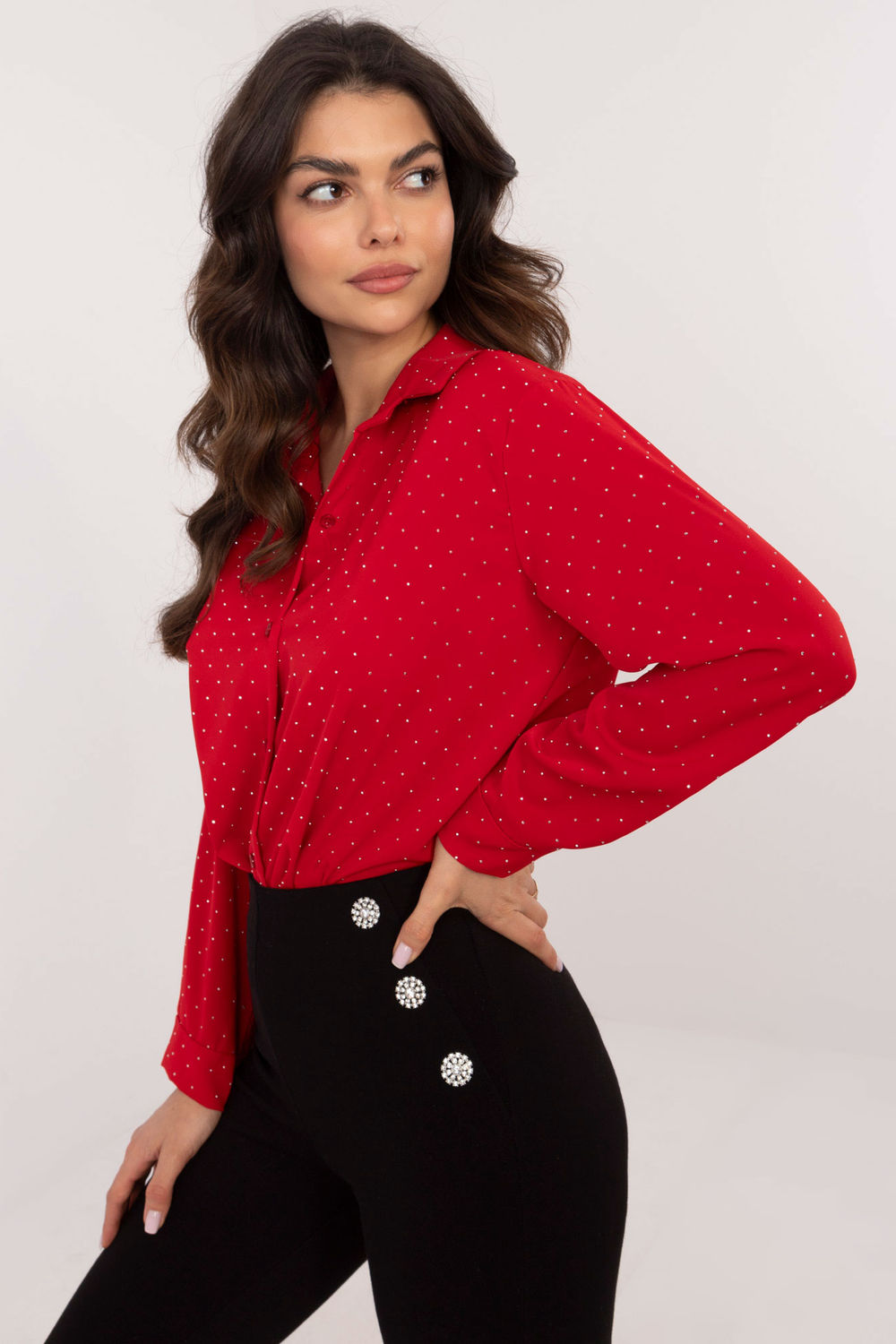 Camisa manga larga modelo 203312 Italy Moda