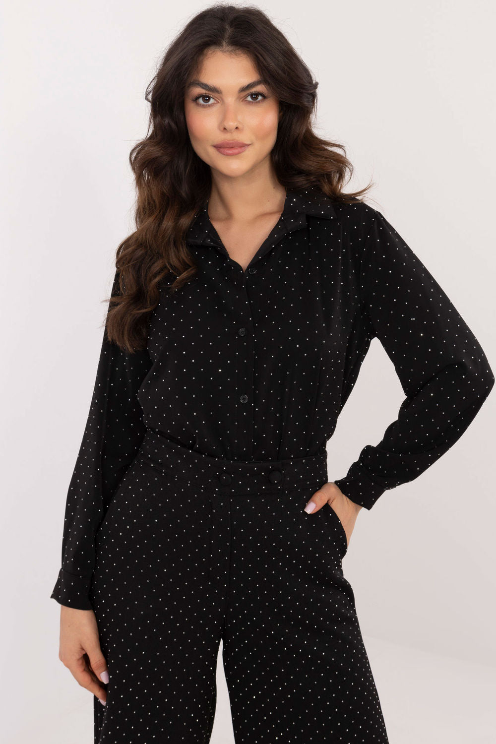 Camisa manga larga modelo 203313 Italy Moda