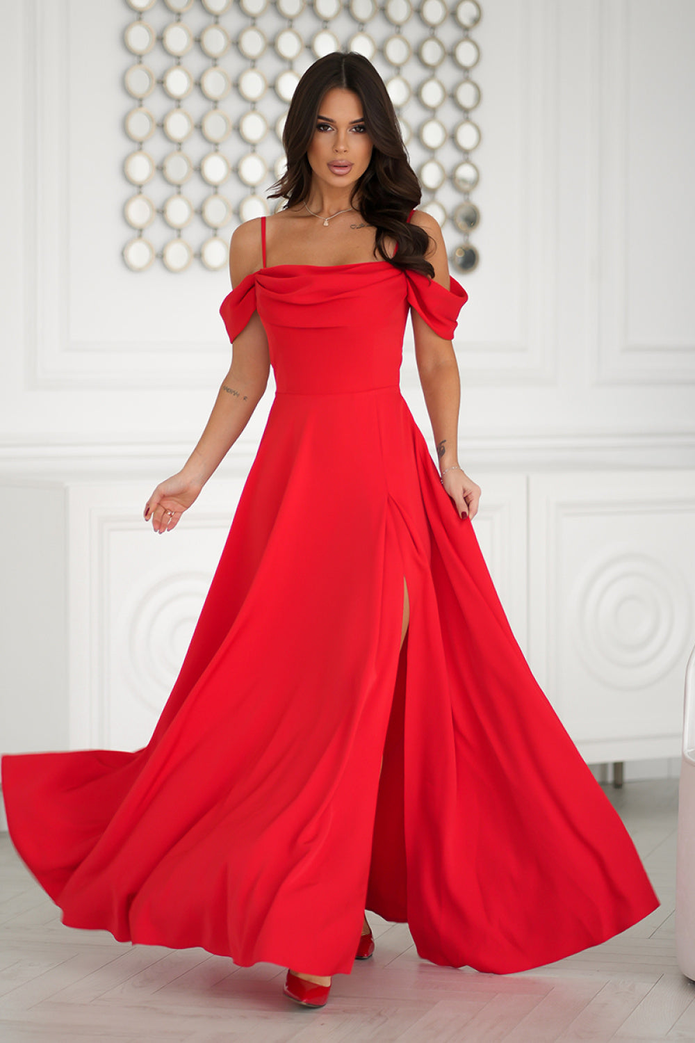 Vestido largo modelo 203760 Bicotono
