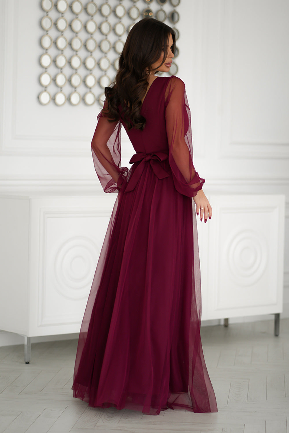 Vestido largo modelo 203762 Bicotono