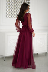 Vestido largo modelo 203762 Bicotono