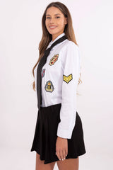 Camisa de manga larga modelo 203948 Italy Moda