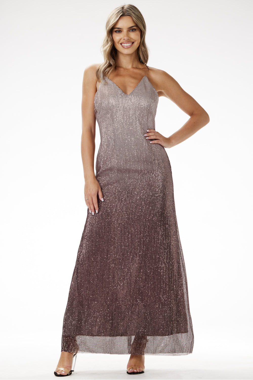 Vestido largo modelo 204246 awama