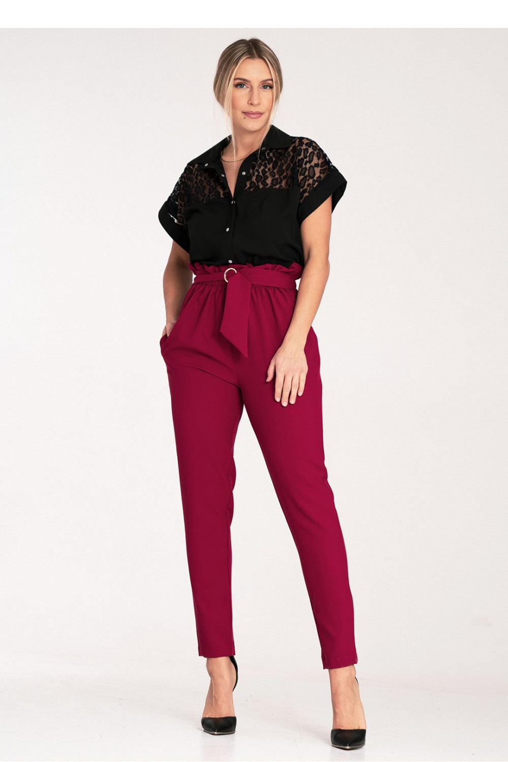 Camisa de manga corta modelo 204319 Figl