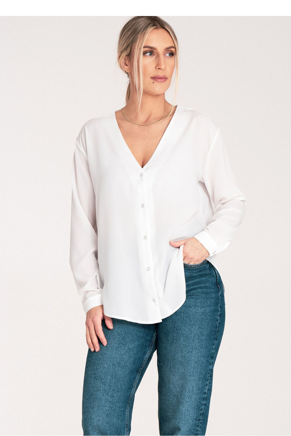 Camisa de manga larga modelo 204326 Figl