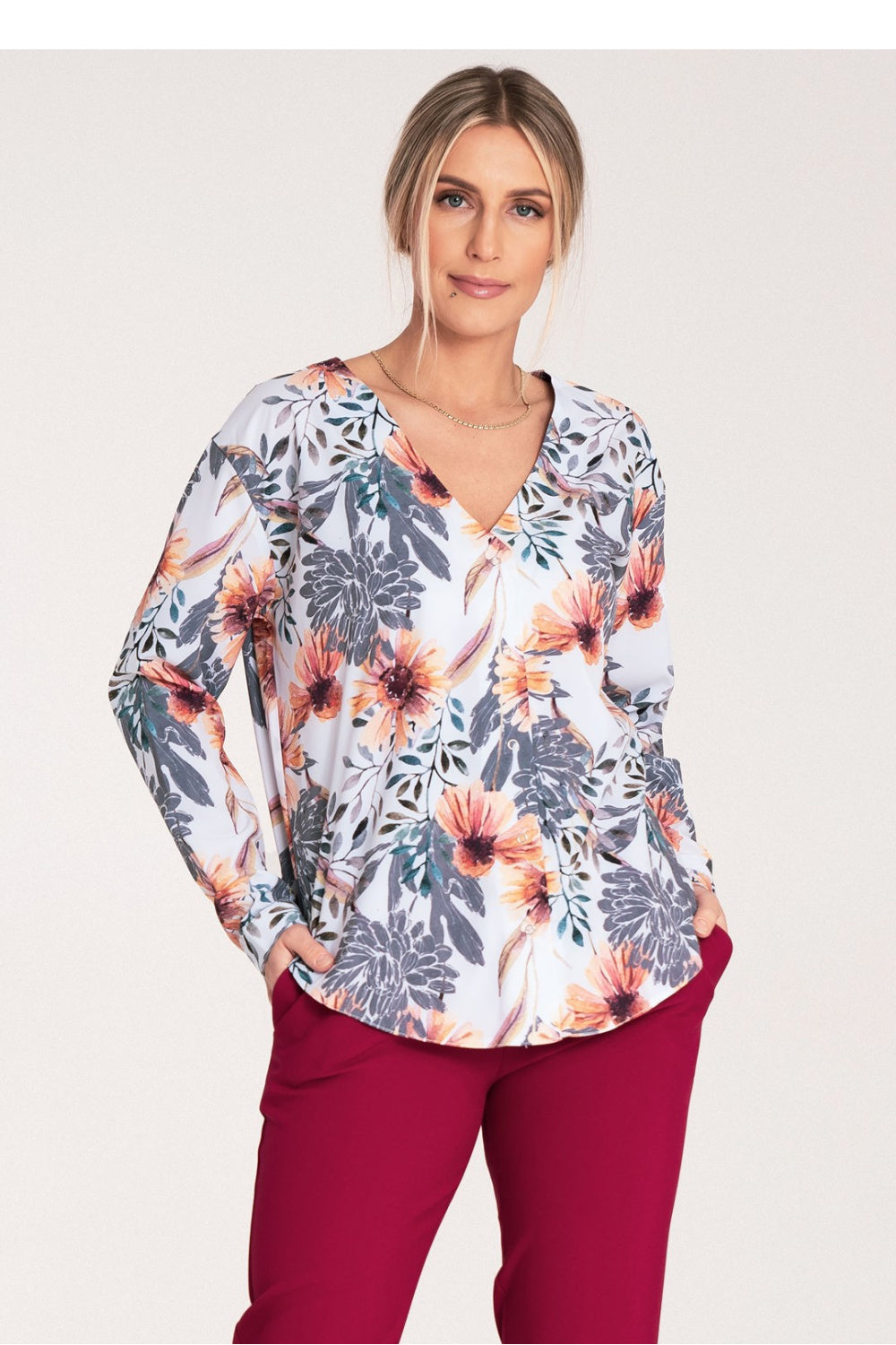 Camisa de manga larga modelo 204330 Figl