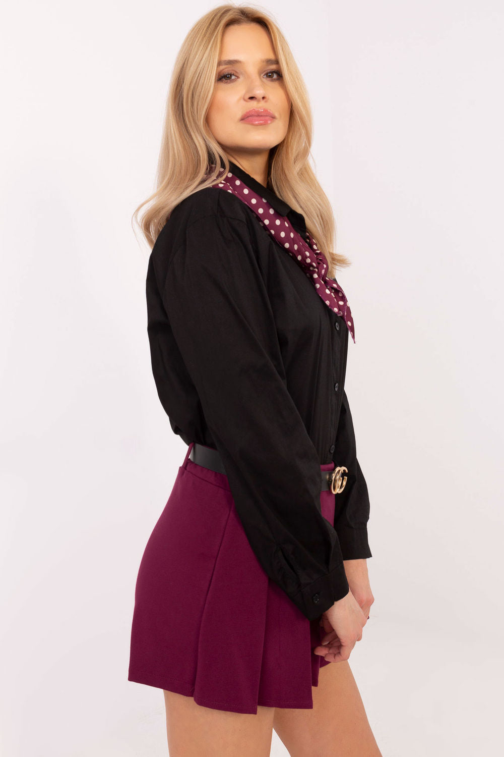 Camisa de manga larga modelo 204362 Italy Moda