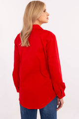 Camisa de manga larga modelo 204386 Italy Moda