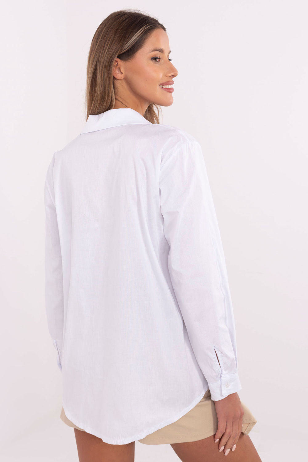 Camisa de manga larga modelo 204395 Italy Moda
