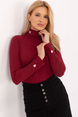 Jersey de cuello alto modelo 204437 Relevance