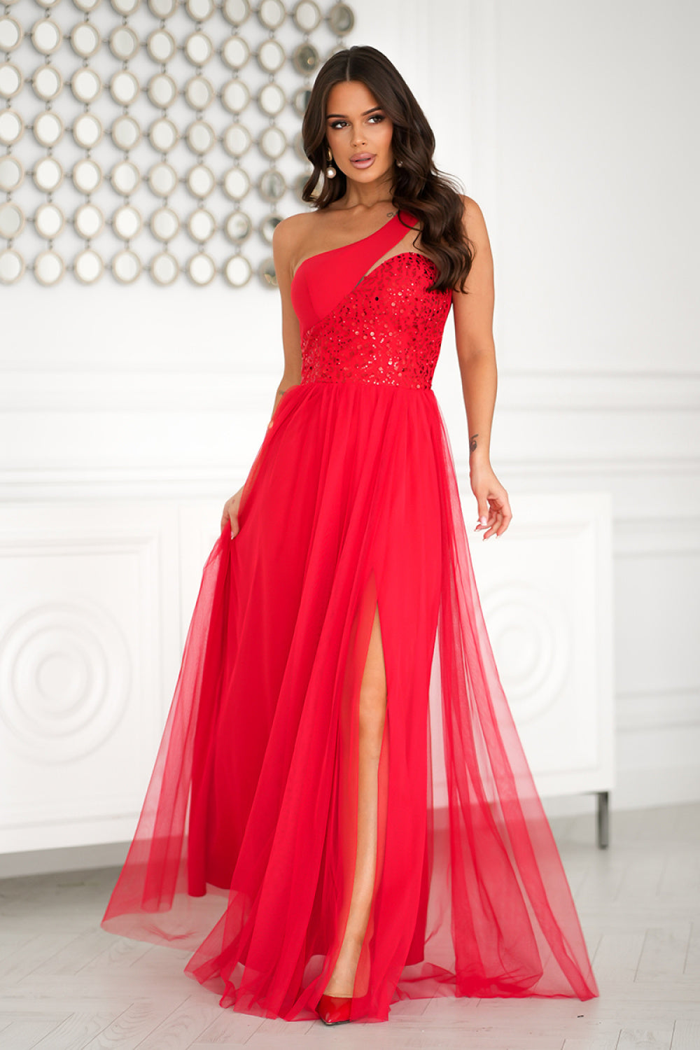 Vestido largo modelo 204863 Bicotono