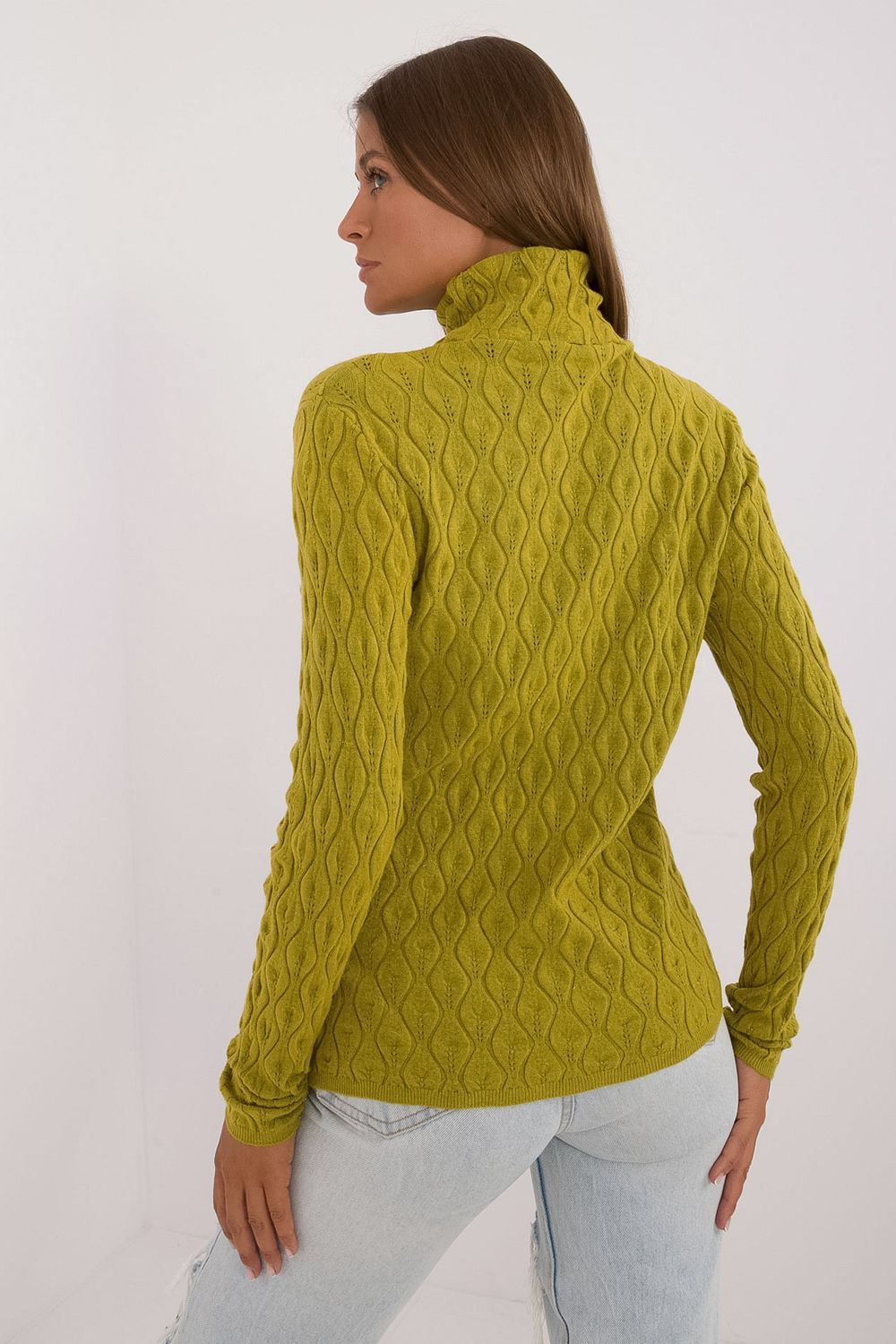Jersey de cuello alto modelo 208279 AT